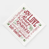 スピリットレッドグリーンのモノグラムのクリスマスフルーツ (コーナー)