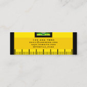 スピリットレベルフェイクはミニ名刺に見える スキニー名刺 (裏面)