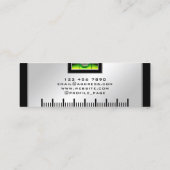 スピリットレベルフェイクはミニ名刺に見える スキニー名刺 (裏面)