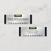 スピリットレベルフェイクはミニ名刺に見える スキニー名刺 (正面/裏面)