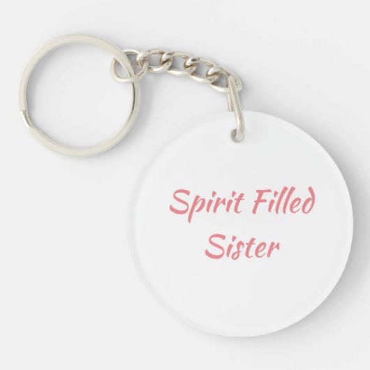 スピリット充填シスターアクリルキーチェーン キーホルダー (正面)