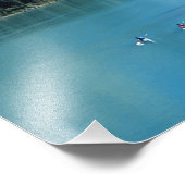 スピリット島でマリーニュ湖のカヤック フォトプリント (角)