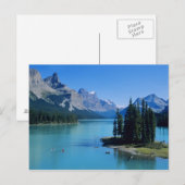 スピリット島でマリーニュ湖のカヤック ポストカード (正面/裏面)