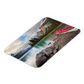 スピリット島の海岸にシーカヤック マグネット (左側)