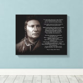 スピリット素晴らし古代祈りの言葉引用文 キャンバスプリント (インサイチュ (ウッドフロア))