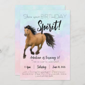 スピリット誕生日フラット招待状5 x 7 招待状 (正面/裏面)