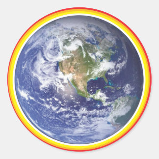 スピリット通路MotherEarthグローステッカー ラウンドシール