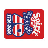 スピリット76 - Groovy USA 250 - 1776-2026 マグネット (横)