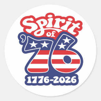 スピリット76 - Groovy USA 250 - 1776-2026 ラウンドシール