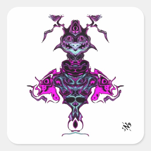 スピリット(または風変わり非常に鶏肉) v1 スクエアシール (正面)