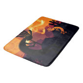 スピリット・オブ・ココペリ砂漠の風景サンセット バスマット (アングル)