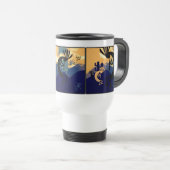 スピリット・オブ・ココペリ・デザートランドスケープティール(緑がかった色) トラベルマグ (正面右)