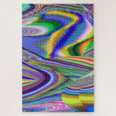 スピリット・オブ・サマーブリーズ、抽象芸術3Dレインボワート ジグソーパズル (縦)