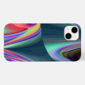 スピリット・オブ・サマーブリーズ、抽象芸術3Dレインボワート Case-Mate iPhoneケース (裏面 (横))