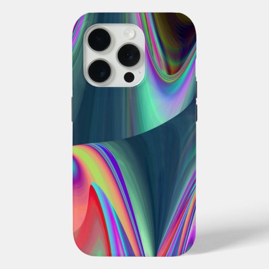 スピリット・オブ・サマーブリーズ、抽象芸術3Dレインボワート Case-Mate iPhoneケース (裏面)