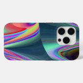 スピリット・オブ・サマーブリーズ、抽象芸術3Dレインボワート Case-Mate iPhoneケース (裏面 (横))