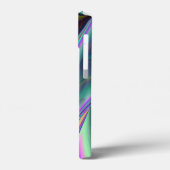 スピリット・オブ・サマーブリーズ、抽象芸術3Dレインボワート Case-Mate iPhoneケース (裏面 / 左)