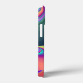 スピリット・オブ・サマーブリーズ、抽象芸術3Dレインボワート Case-Mate iPhoneケース (裏面 / 右)