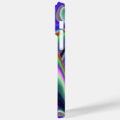 スピリット・オブ・サマーブリーズ、抽象芸術3Dレインボワート Case-Mate iPhoneケース (裏面 / 左)