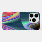 スピリット・オブ・サマーブリーズ、抽象芸術3Dレインボワート Case-Mate iPhoneケース (裏面 (横))