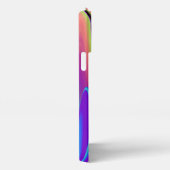 スピリット・オブ・サマーブリーズ、抽象芸術3Dレインボワート iPhoneケース (右側面)