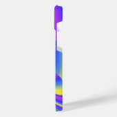 スピリット・オブ・サマーブリーズ、抽象芸術3Dレインボワート iPhoneケース (左側面)
