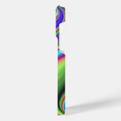 スピリット・オブ・サマーブリーズ、抽象芸術3Dレインボワート iPhoneケース (左側面)