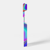 スピリット・オブ・サマーブリーズ、抽象芸術3Dレインボワート iPhoneケース (左側面)