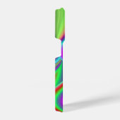 スピリット・オブ・サマーブリーズ、抽象芸術3Dレインボワート iPhoneケース (右側面)