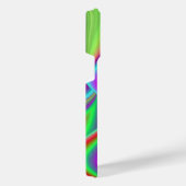 スピリット・オブ・サマーブリーズ、抽象芸術3Dレインボワート iPhoneケース (右側面)