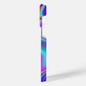 スピリット・オブ・サマーブリーズ、抽象芸術3Dレインボワート iPhoneケース (左側面)