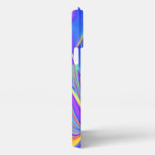 スピリット・オブ・サマーブリーズ、抽象芸術3Dレインボワート iPhoneケース (右側面)