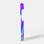 スピリット・オブ・サマーブリーズ、抽象芸術3Dレインボワート iPhoneケース (左側面)