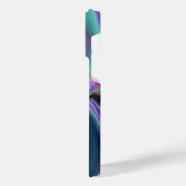 スピリット・オブ・サマーブリーズ、抽象芸術3Dレインボワート iPhoneケース (左側面)