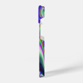 スピリット・オブ・サマーブリーズ、抽象芸術3Dレインボワート iPhoneケース (左側面)