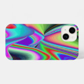 スピリット・オブ・サマーブリーズ、抽象芸術3Dレインボワート iPhoneケース (裏面横)