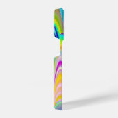 スピリット・オブ・サマーブリーズ、抽象芸術3Dレインボワート iPhoneケース (右側面)