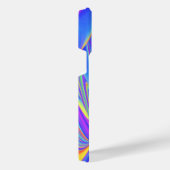 スピリット・オブ・サマーブリーズ、抽象芸術3Dレインボワート iPhoneケース (右側面)