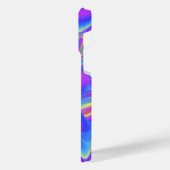 スピリット・オブ・サマーブリーズ、抽象芸術3Dレインボワート iPhoneケース (左側面)