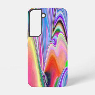 スピリット・オブ・サマーブリーズ、抽象芸術3Dレインボワート SAMSUNG GALAXY S22ケース