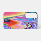 スピリット・オブ・サマーブリーズ、抽象芸術3Dレインボワート SAMSUNG GALAXYケース (裏面横)