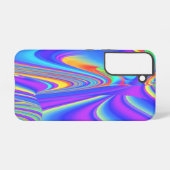 スピリット・オブ・サマーブリーズ、抽象芸術3Dレインボワート SAMSUNG GALAXYケース (裏面横)