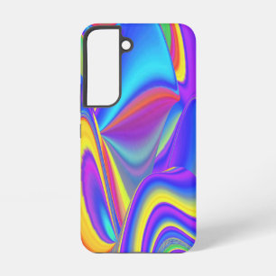 スピリット・オブ・サマーブリーズ、抽象芸術3Dレインボワート SAMSUNG GALAXY S22ケース