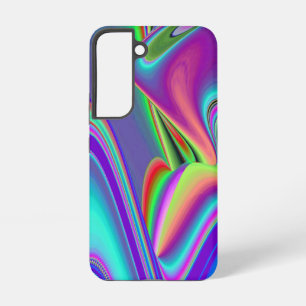 スピリット・オブ・サマーブリーズ、抽象芸術3Dレインボワート SAMSUNG GALAXY S22ケース