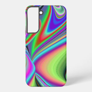 スピリット・オブ・サマーブリーズ、抽象芸術3Dレインボワート SAMSUNG GALAXY S22+ケース