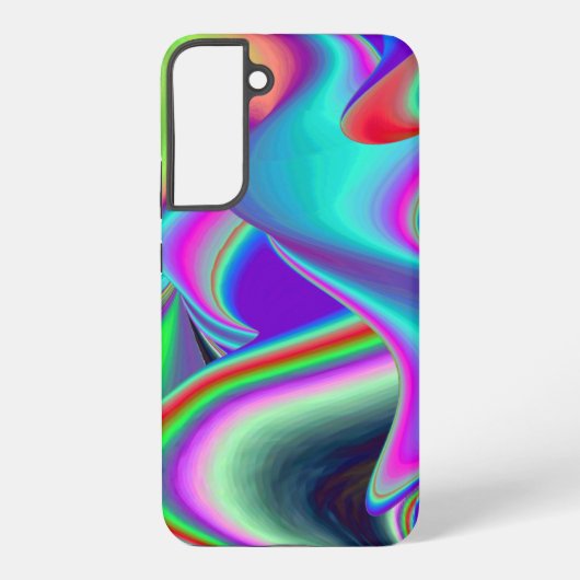 スピリット・オブ・サマーブリーズ、抽象芸術3Dレインボワート SAMSUNG GALAXYケース (裏面)