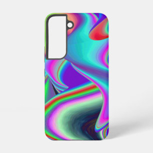 スピリット・オブ・サマーブリーズ、抽象芸術3Dレインボワート SAMSUNG GALAXY S22ケース