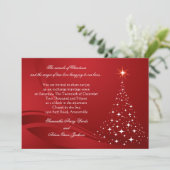 スピリット・オブ・ザ・シーズン結婚式招待状 招待状 (スタンド正面)