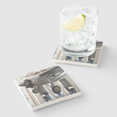 スピリット・オブ・セントルイス、マーブルストーン・コースター ストーンコースター (横)