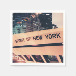スピリット・オブ・ニューヨークのカクテルナプキンス！ スタンダードカクテルナプキン